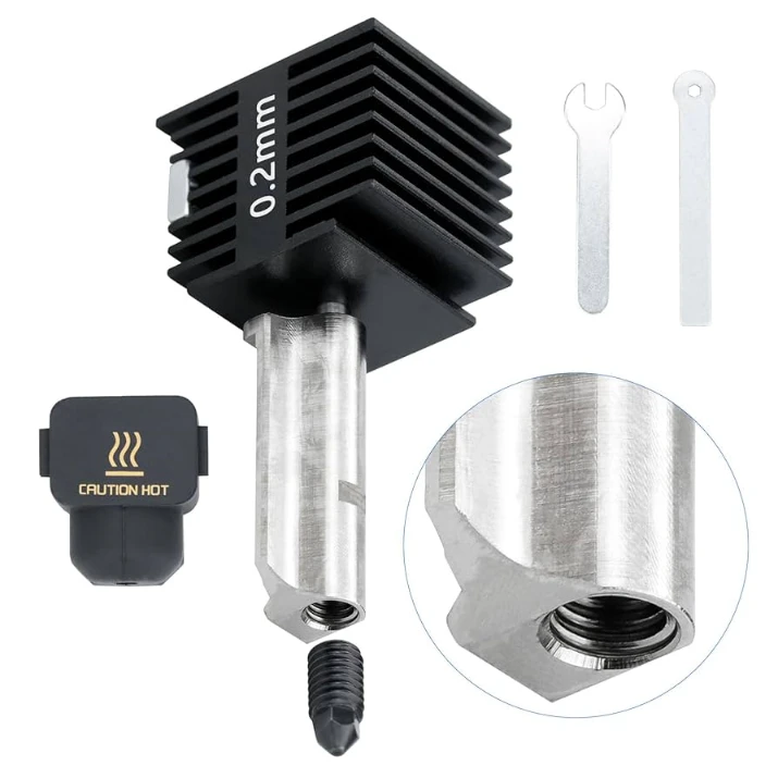 Hotend con nozzle de acero endurecido 0.4 mm – Bambu Lab A1 - Imagen 5